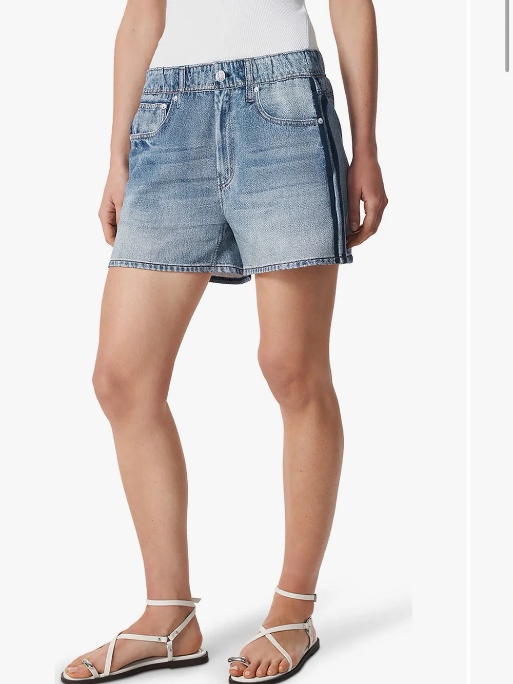 NWT rag & bone Miramar Cotton Terry Track Shorts XS Coney